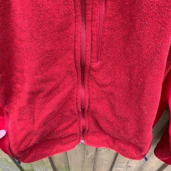 Patagonia Full Zip Sweater Jacket Red XL - Picture 5 of 5